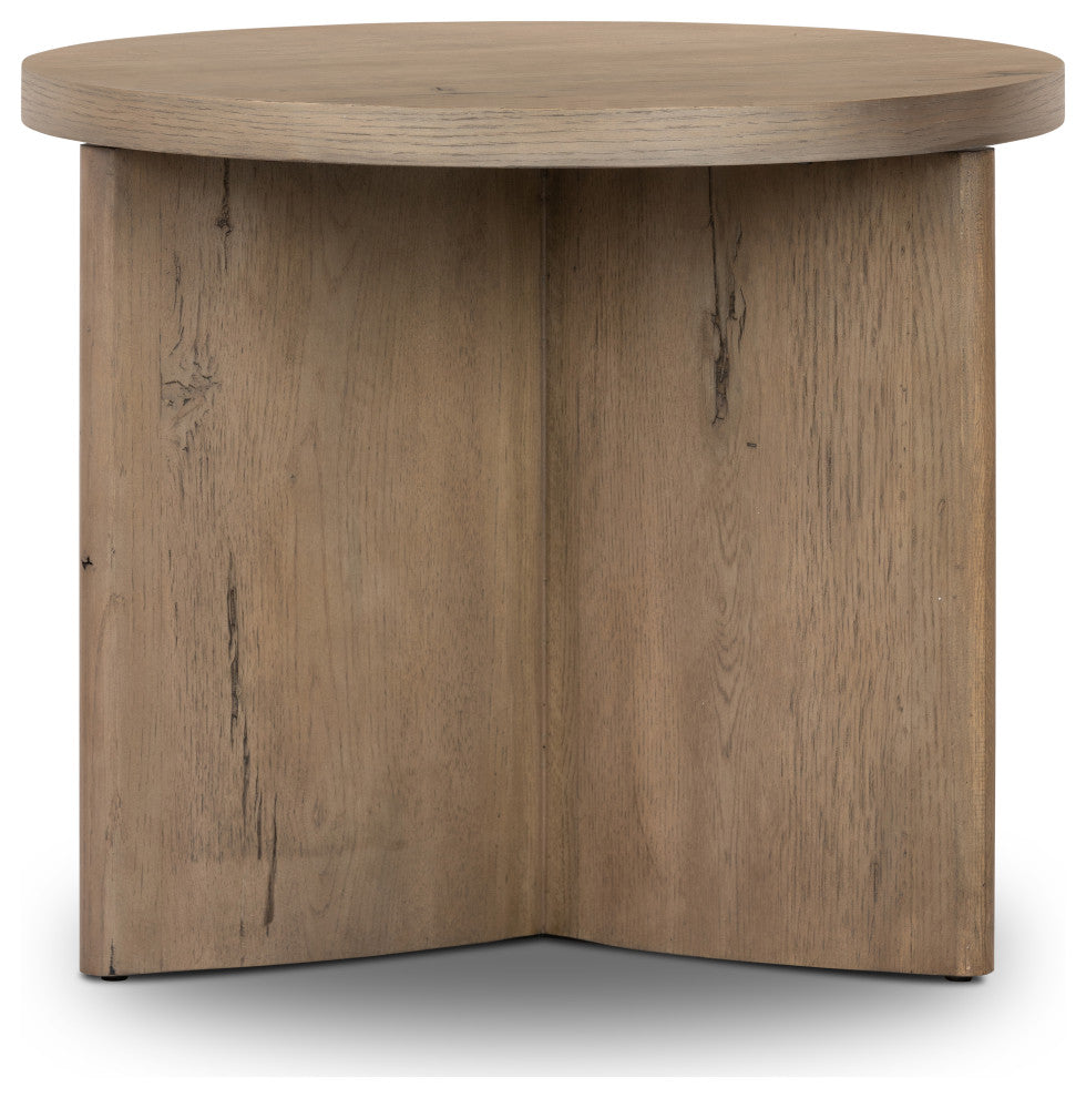 Toli End Table-Wood-Rustic Grey