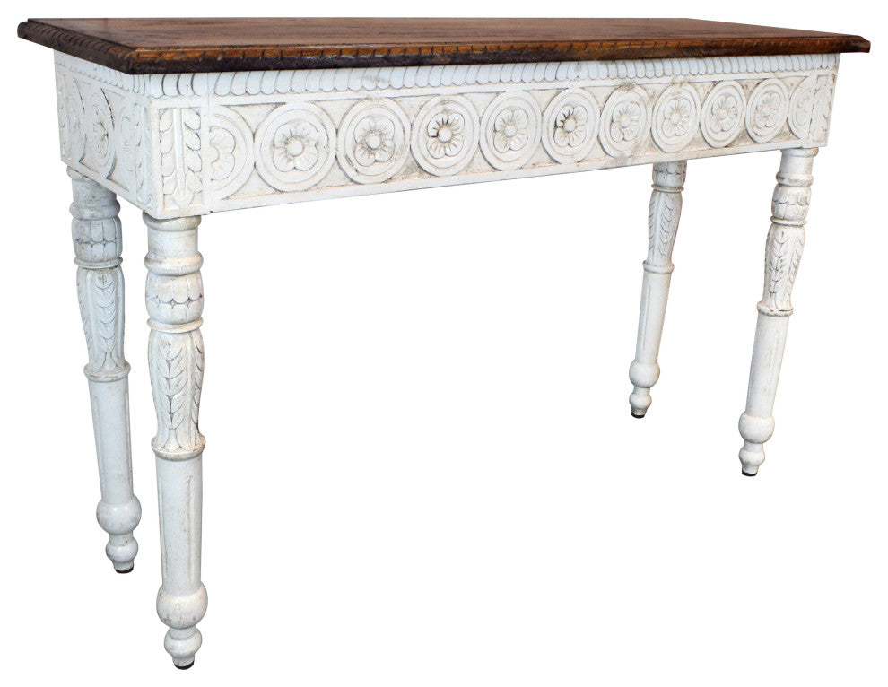 Hand-carved Console Table