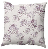 Tumbly Blossom Pillow, Purple, 20"x20"