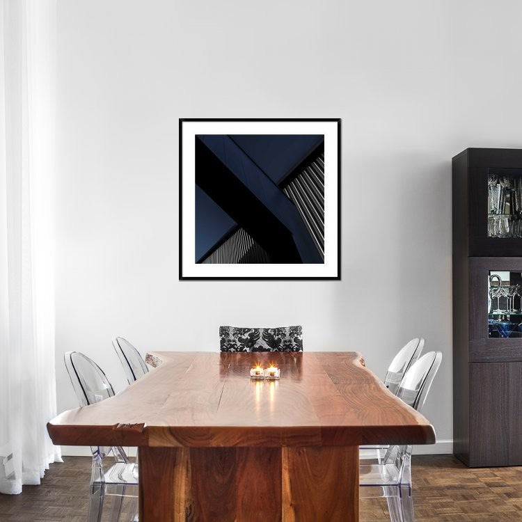 "The X Factor" Framed Digital Print by Gilbert Claes, 38"x38"
