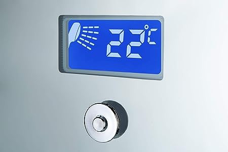 Blue Ocean 52" Aluminum SPA392M-L Shower Panel Tower with Rainfall Shower Head