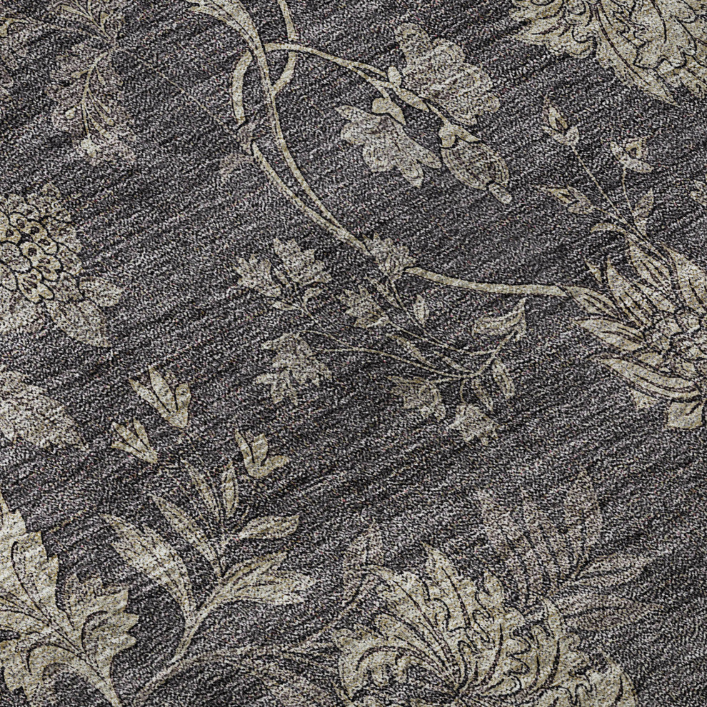Premium Machine Washable Mayfield AMF680 Taupe 3' x 5' Rug