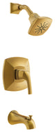 Vaughn Single Handle Tub & Shower Trim Kit 1.75gpm Chrome, Brushed Bronze