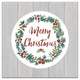 Christmas Wreath 16x16 Canvas Wall Art