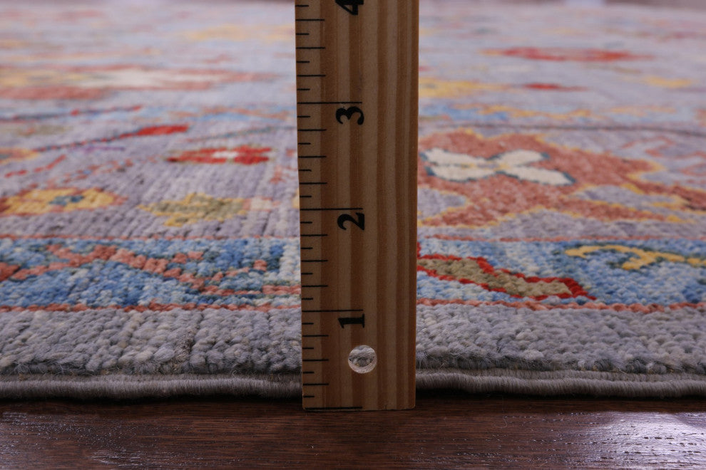 8' 2" X 9' 8" Hand-Knotted Turkish Oushak Wool Rug - Q12401