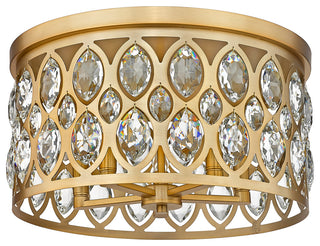 Zlite 6010F18HB 5-Light Flush Mount, Clear