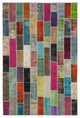 Rug N Carpet - Hand-Knotted Turkish 6' 7" x 9' 10" Unique Patchwork Area Rug