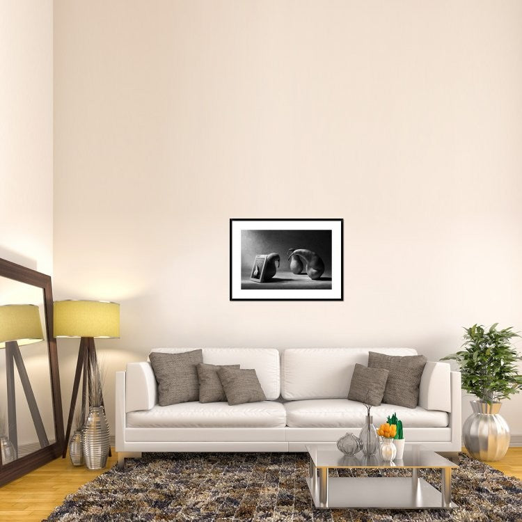 "What Are You Reading, Son?" Framed Digital Print by Victoria Ivanova, 38x27"