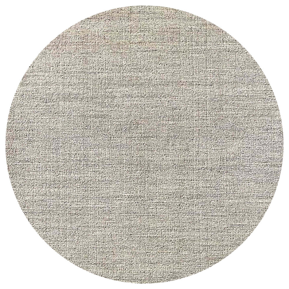 Ahgly Company Indoor Round Mid-Century Modern Area Rugs, 6' Round