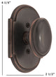 Palladian Plate Passage Set - 2-3/8"
