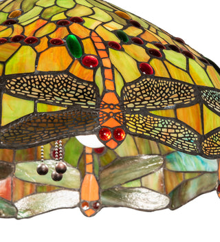 20 Wide Tiffany Hanginghead Dragonfly Pendant