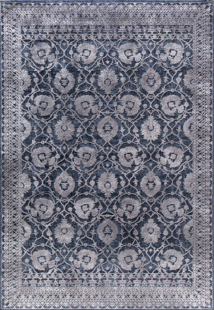 Torino 3327-500 Area Rug, Navy, 7'10"x10'10"