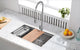 Stainless Steel Faucet Handle Single Lever Pull Down Sprayer, Faucet Cua723
