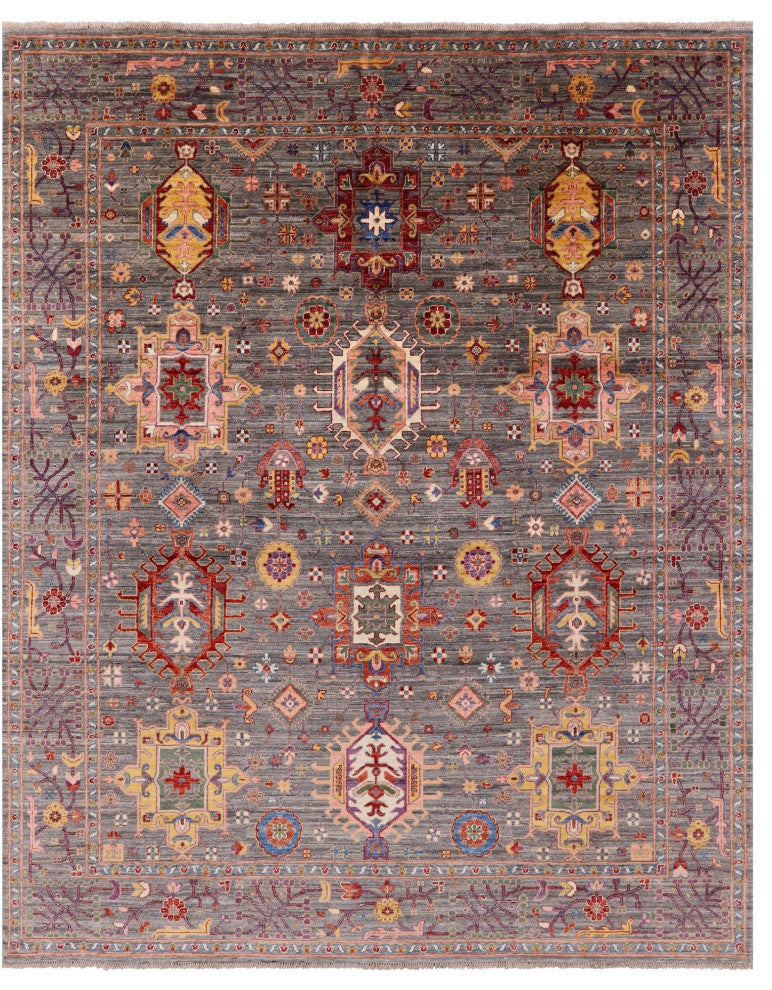 8' 1" X 9' 8" Persian Hand Knotted Wool Rug - Q12443
