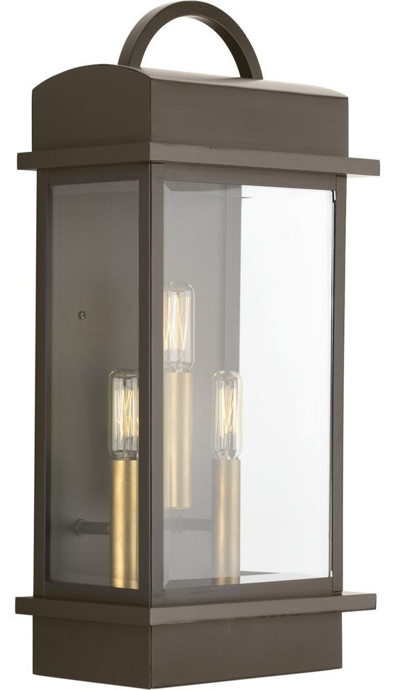 Santee 3-Light Large Wall Lantern, Antique Bronze