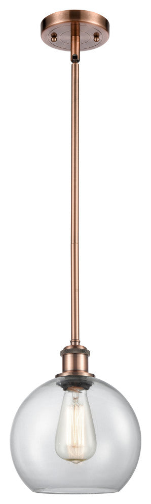 Innovations Lighting 516-1S-AC-G122-8-LED Athens 1 Light 8" Mini Pendant