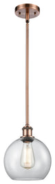 Innovations Lighting 516-1S-AC-G122-8-LED Athens 1 Light 8" Mini Pendant