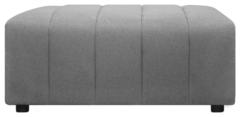 Lyric Ottoman Gray
