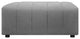 Lyric Ottoman Gray
