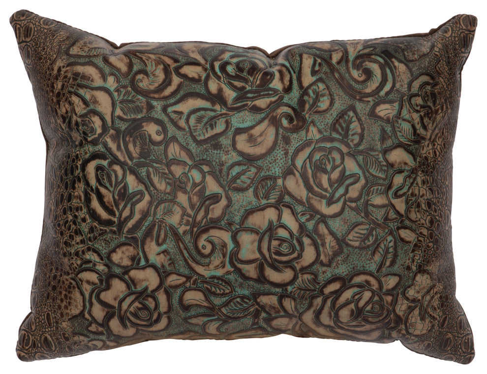 Sundance Embossed Pillow 12x16 Fabric Back