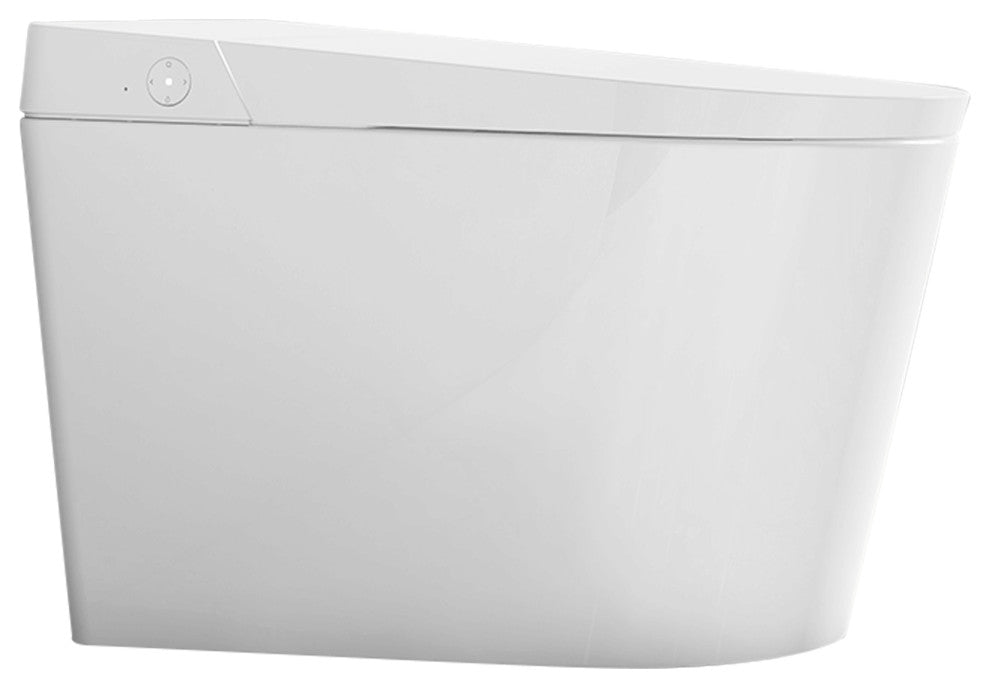 Modern One Piece Smart Toilet and bidet, Tankless, Touchless