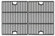 Avenger 17" Polished Porcelain Coated Cast Iron Replacement Grill Grate Set of 2