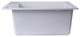 ALFI brand AB2420DI-W White Drop-In Single Bowl Granite Kitchen Sink