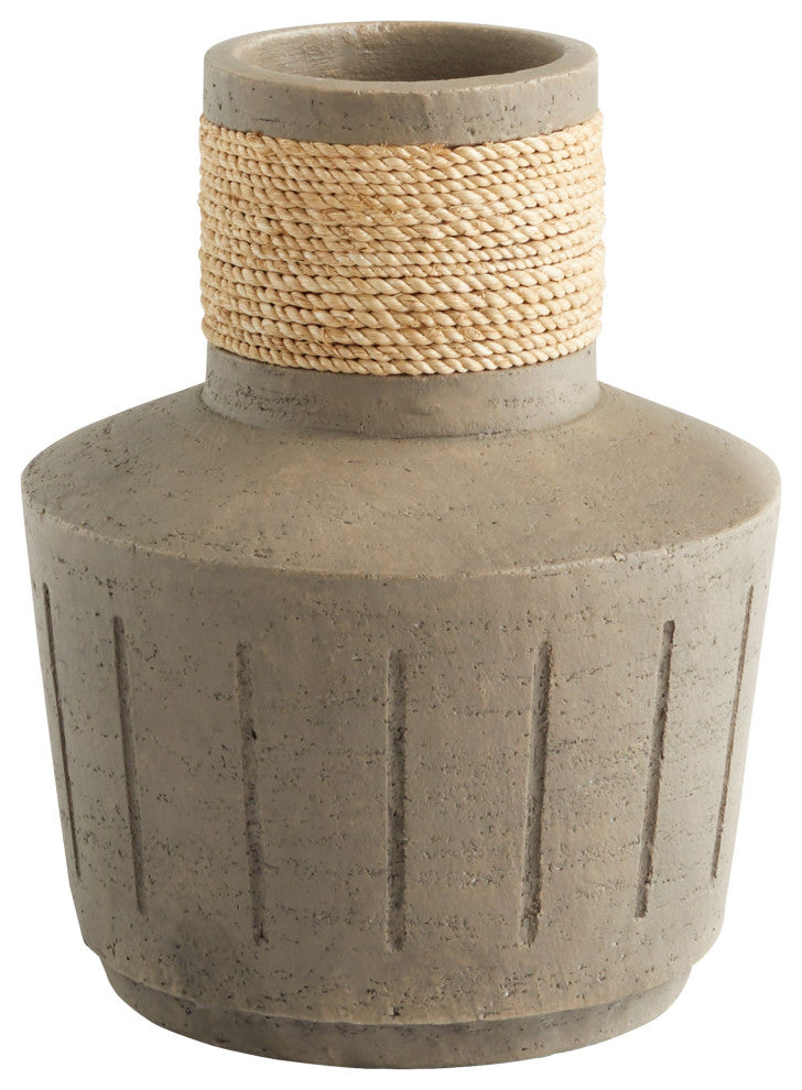 Hydria Vase, Taupe, Squat