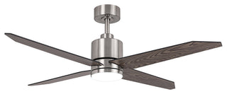 52 in. LED Satin Nickel Ceiling Fan with DC Reversible Motor