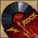 "Vinyl Club, Rock" Framed Canvas Giclee by Steven Hill, 37x37"