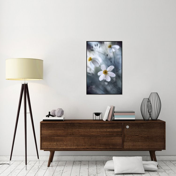 "Cosmos" Framed Canvas Giclee by Mandy Disher, 25x37"