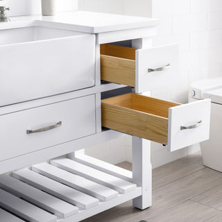 Wesley 48" Bathroom Vanity, White