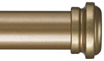 Deco Traverse Rod 1 With Empire Finial, Champagne, 48