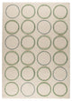 Hand Tufted White New Zealand Wool Area Rug, 4''6"X6''6"