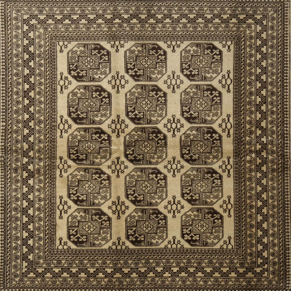 Ahgly Company Indoor Square Traditional Area Rugs, 7' Square