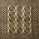 Ahgly Company Indoor Square Traditional Area Rugs, 7' Square