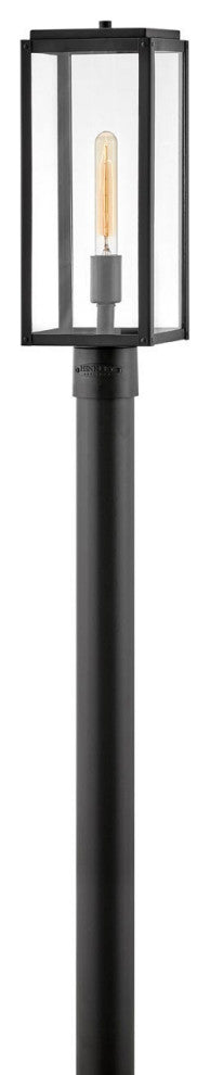 Hinkley Max Outdoor Medium Post Top Or Pier Mount Lantern Black