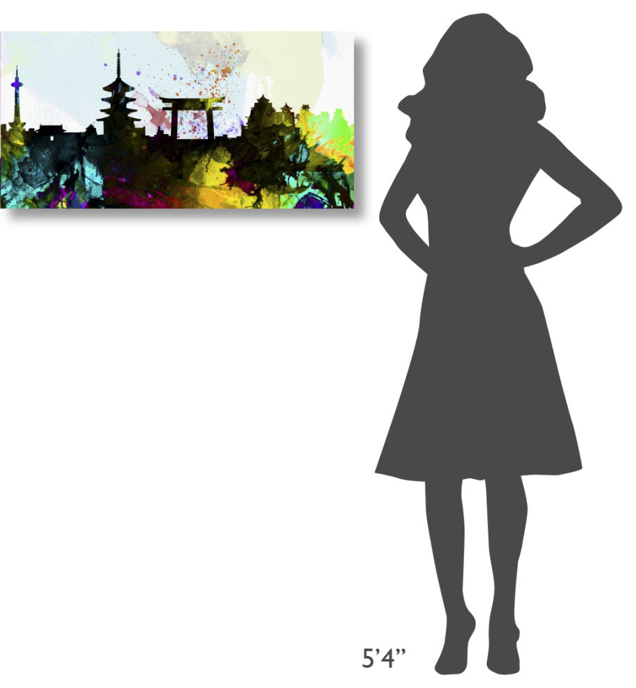 "Kyoto City Skyline" Fine Art Print