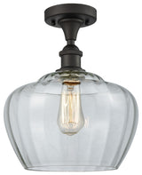 Innovations 516-1C-Ob-G92L-Led 1 Light Dimmable Led 13" Semi-Flush Mount