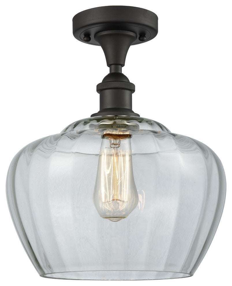 Innovations 516-1C-Ob-G92L-Led 1 Light Dimmable Led 13" Semi-Flush Mount