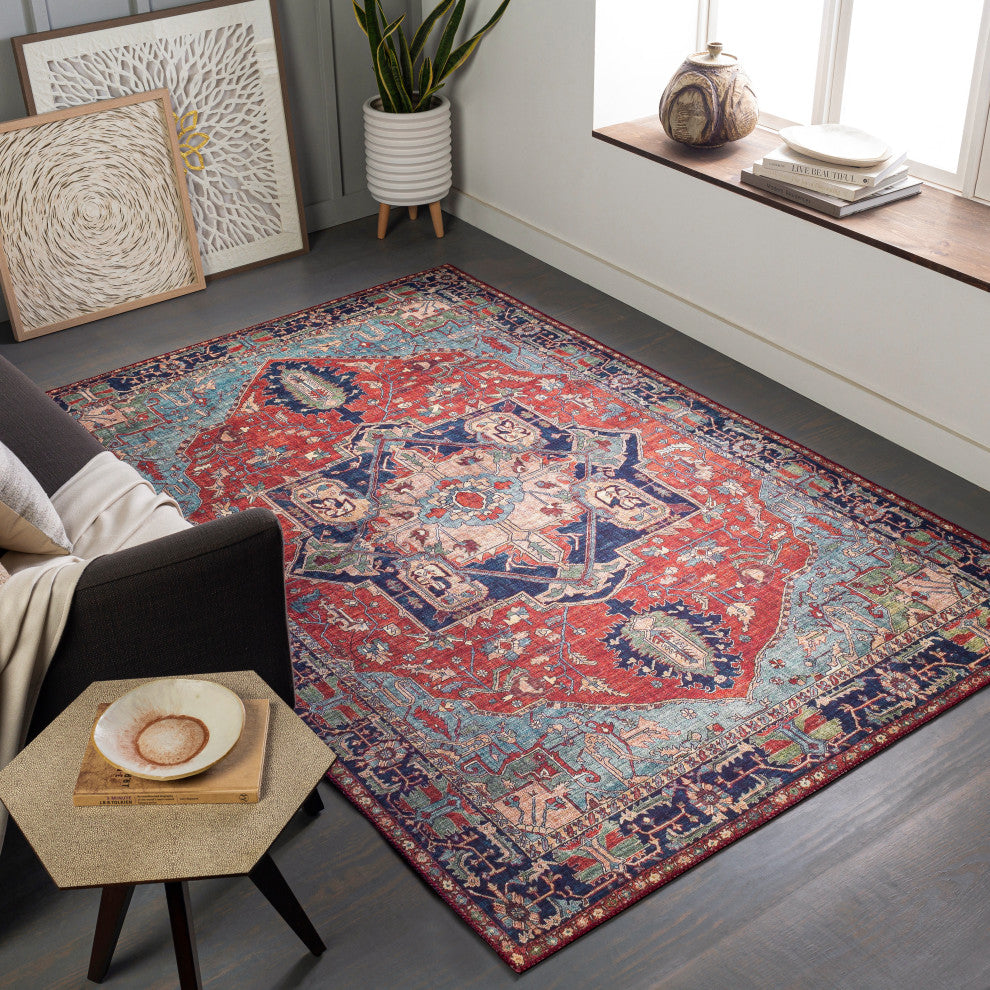 Surya Iris IRS-2308 Traditional Area Rug, 9' x 12' Rectangle