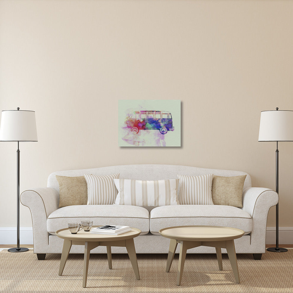 "VW Bus Watercolor" Fine Art Print
