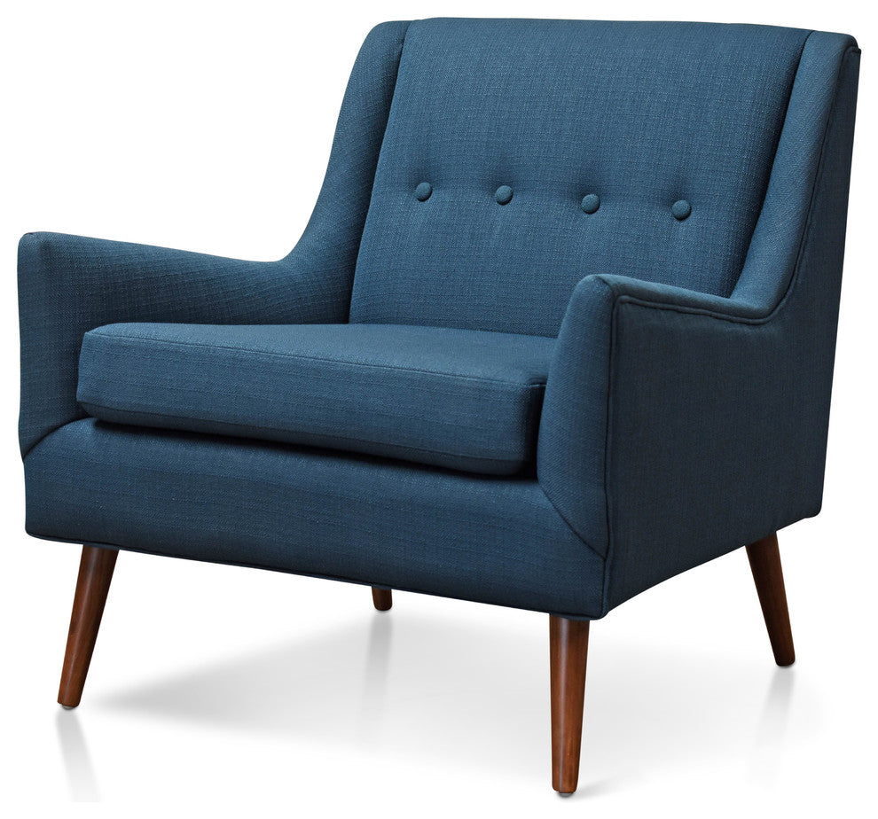 Rex Lounge Chair, Azure
