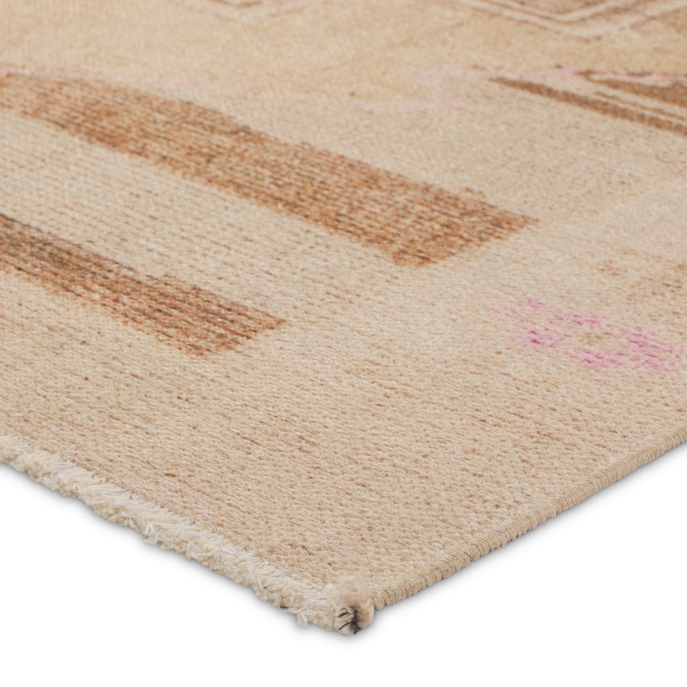Jaipur Living Parian Medallion Tan/Pink Runner Rug 2'6"X8'