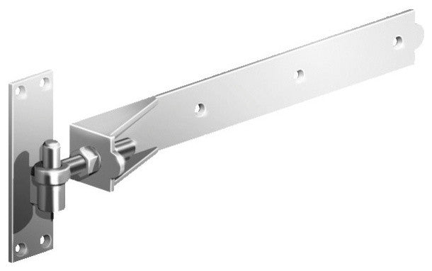 316 Stainlees Adjustable Bands And Hooks Hinge, 18", Pair