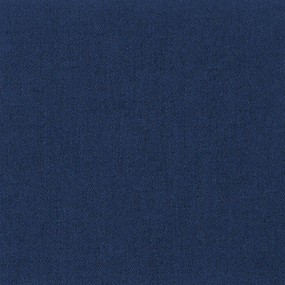 Miramar Linen Textured Fabric  4-Piece Modular L-Shaped Sectional, Navy