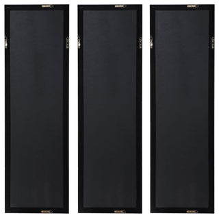 Uttermost Ocean Swell Iron MDF Framed Prints - Black/Blue/Gold/Silver (Set of 3)