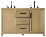 Elegant Lighting VF29554D Alina 54" - Linen Oak