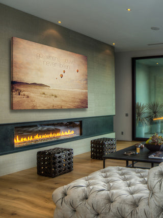 "Go Where You've Never Been" Print on Canvas by Sylvia Cook