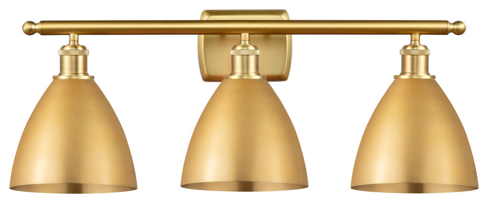 Ballston Dome Bath Vanity Light, Satin Gold, Satin Gold